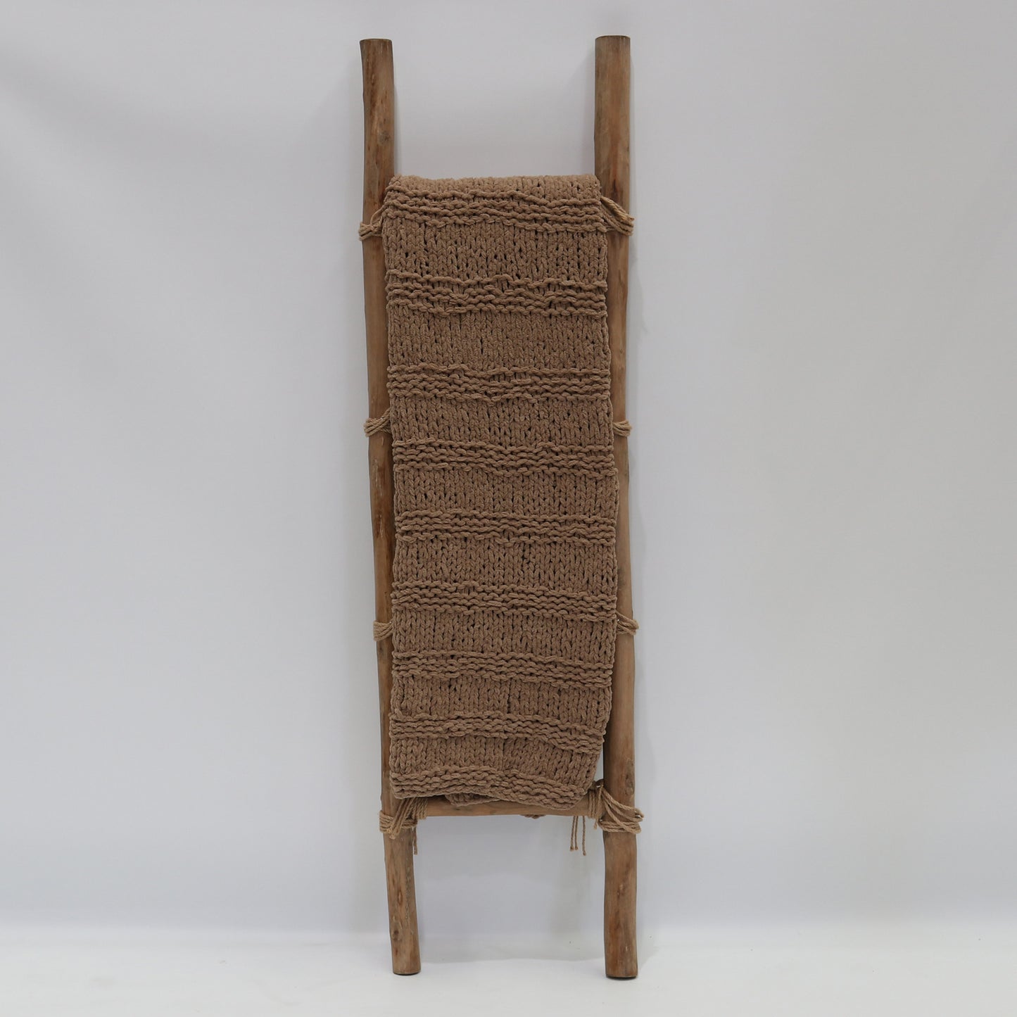 Throw Hand Knitted Soft Chenille