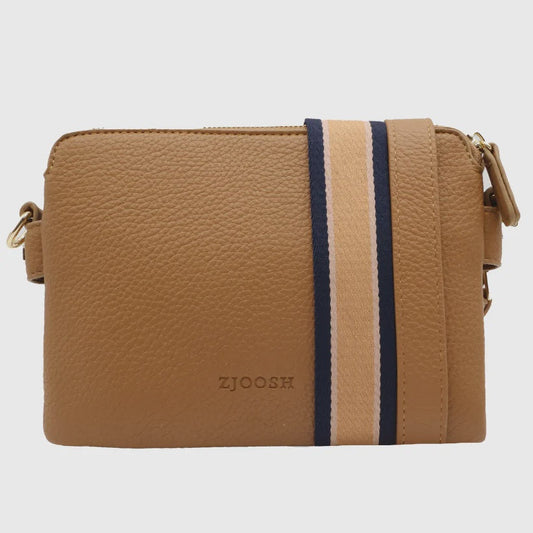 Margaret Cross Body Bag - Tan