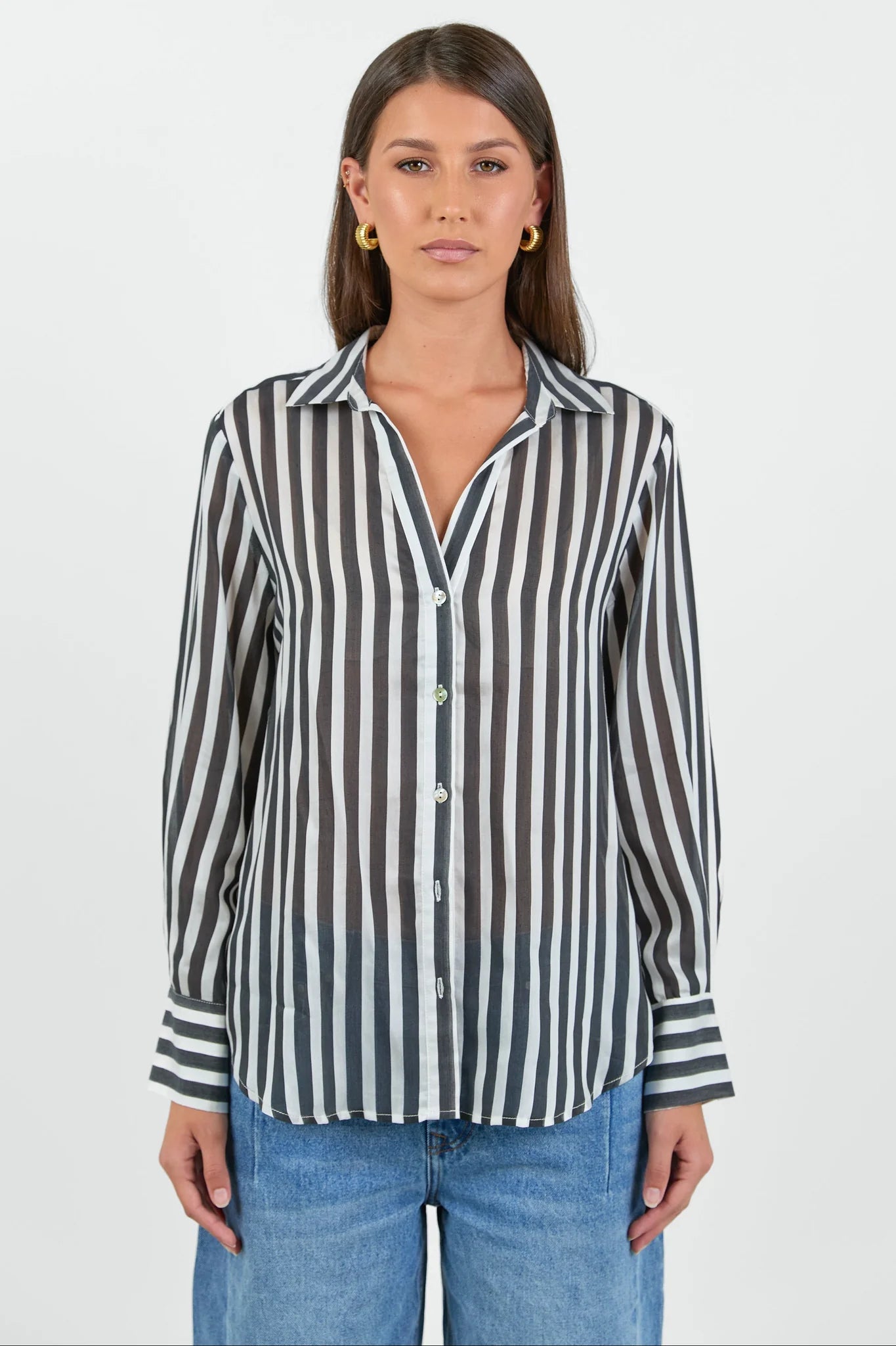Narrative Black Stripe Shirt