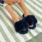 Cosy Luxe Pom Pom Slippers