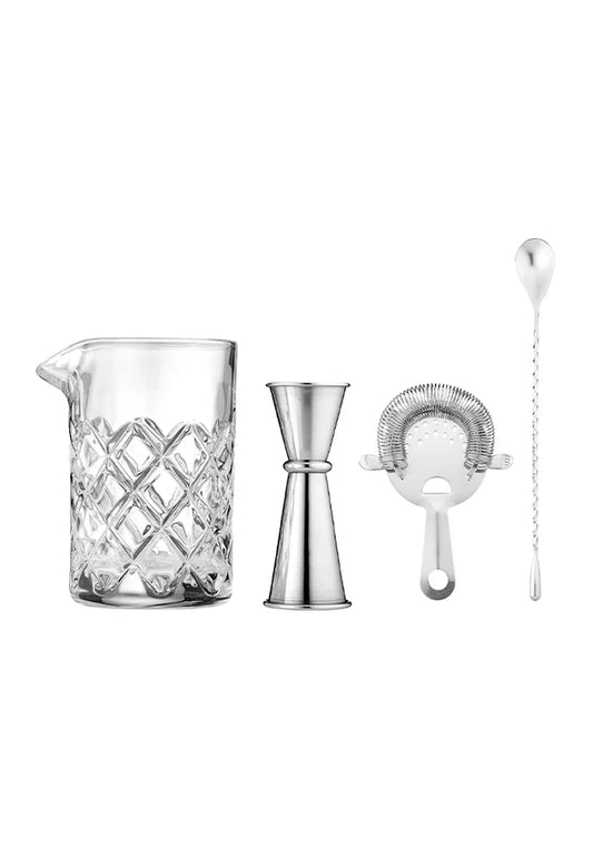 Ophelia Glass Cocktail Set 4pc