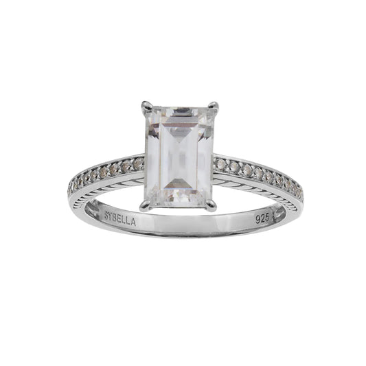 Paisley Baguette Ring