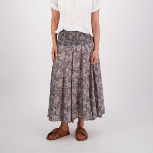 Pandora Skirt - Denim Daisy