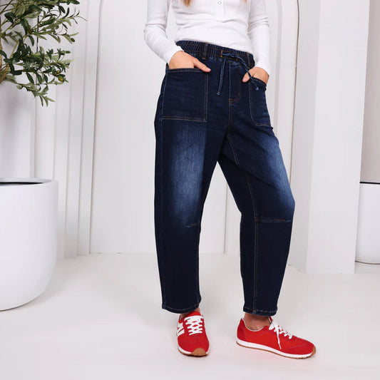Leo Barrel Jeans - Ink