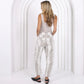 Leo Barrel Jeans - Snake Skin