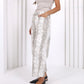 Leo Barrel Jeans - Snake Skin