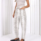 Leo Barrel Jeans - Snake Skin