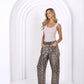 Leo Barrel Jeans - Leopard