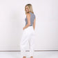 Toni Barrel Jeans - White