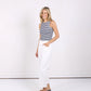 Toni Barrel Jeans - White