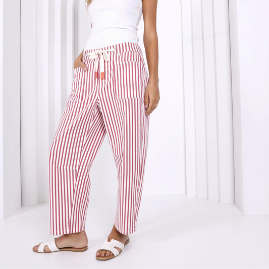 Carter Barrel Jeans - Rusty Stripe