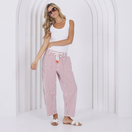 Carter Barrel Jeans - Rusty Stripe