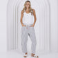 Carter Barrel Jeans - Navy Stripe