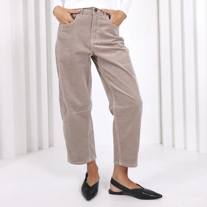 Toni Barrel Corduroy Jean