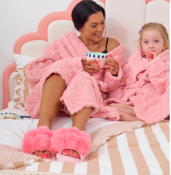 Cosy Luxe Pom Pom Slippers