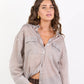 Preppy Stripe Pocket Front Shirt