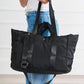 Quilted Voyager Bag Black