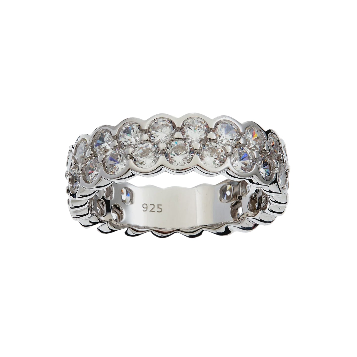 Orelia Double Row Ring