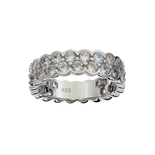 Orelia Double Row Ring