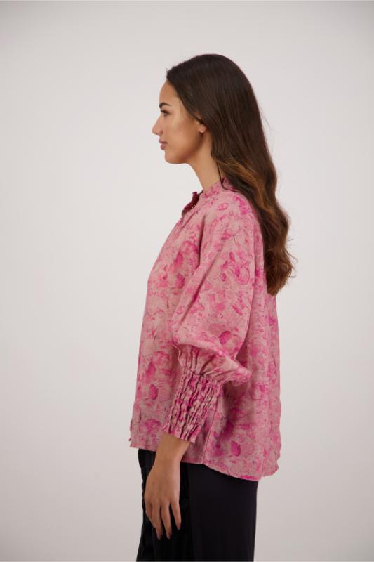 Annabella Blouse - Pink Floral
