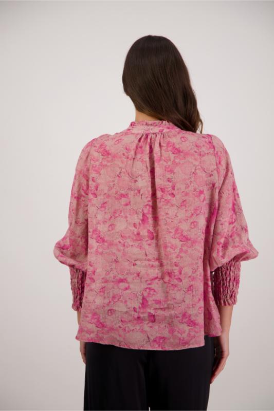 Annabella Blouse - Pink Floral