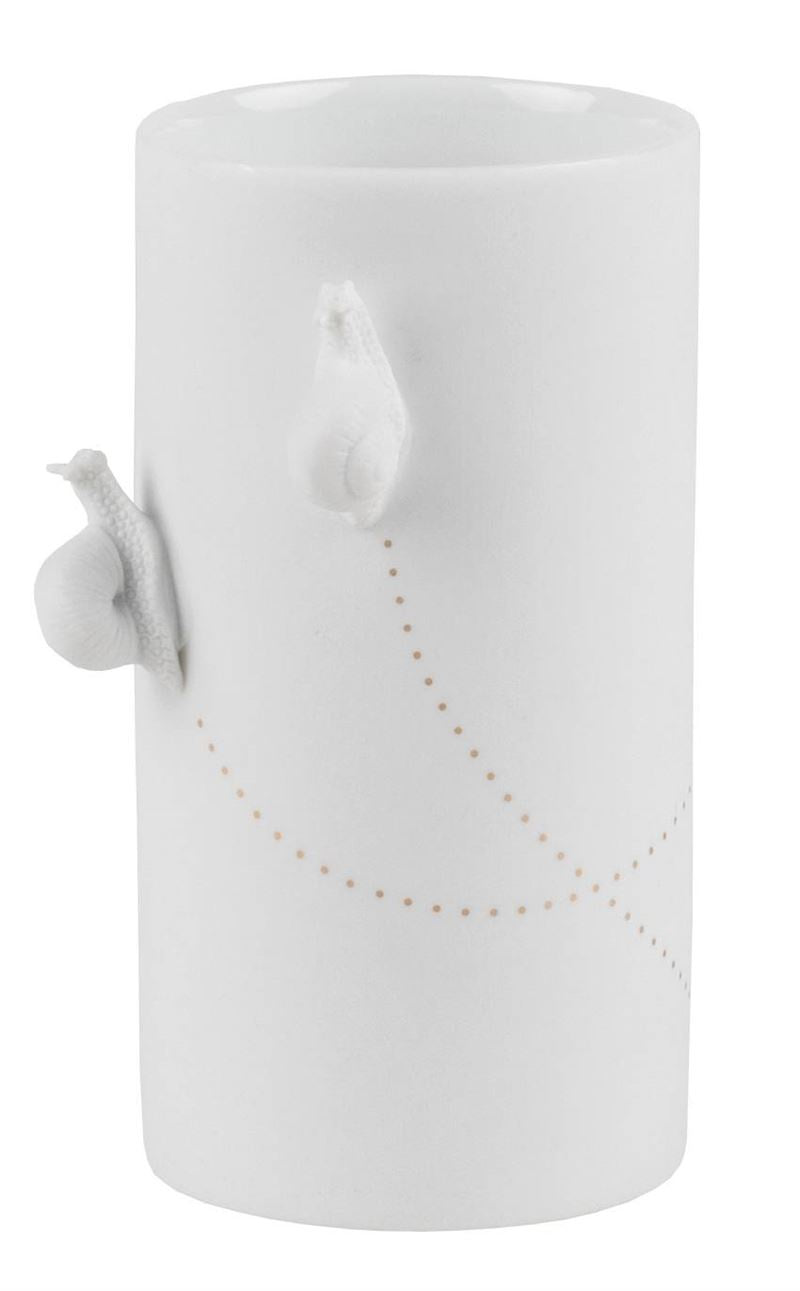 Porcelain Snail Vase