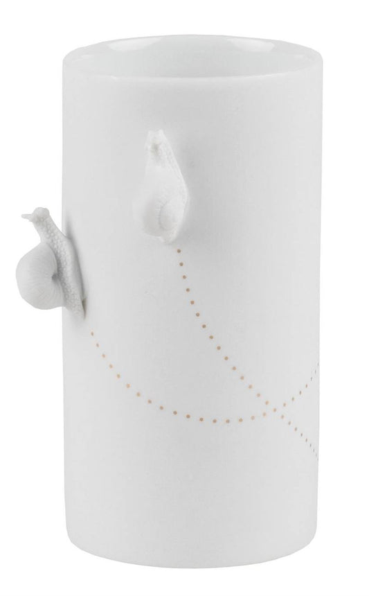 Porcelain Snail Vase