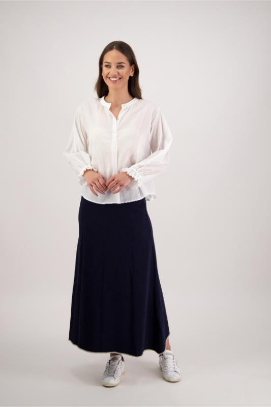 Rutherford Skirt - Denim Jersey