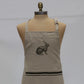 French Linen Apron Natural & Olive