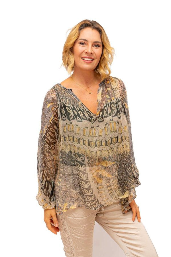 Reverie - Silk Chiffon Shirt