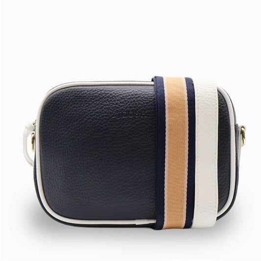 Ruby Sports Cross Body Bag Dual Tone Navy/White