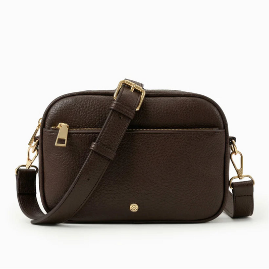 Ruby London Cross Body Bag - Chocolate