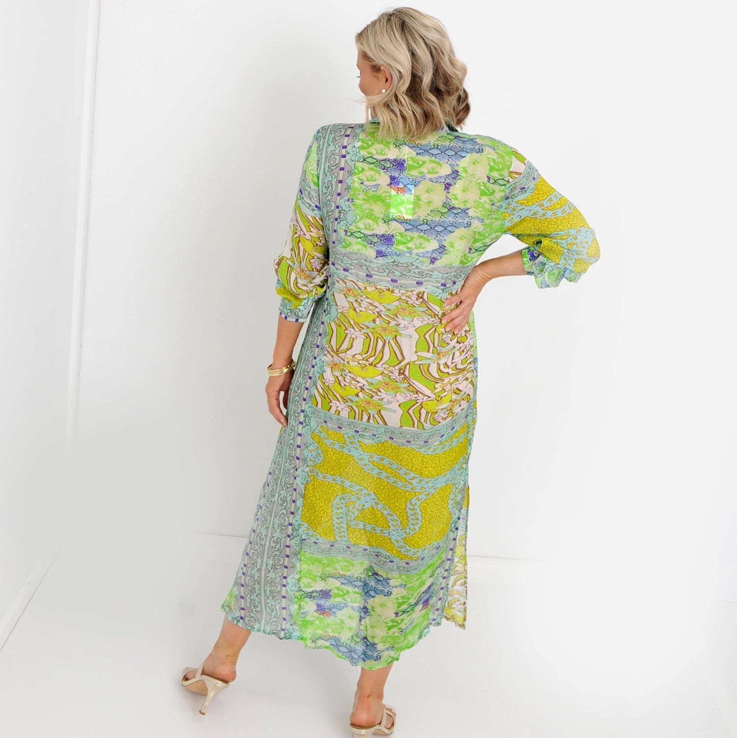 Sage Shirt Dress