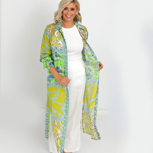 Sage Shirt Dress