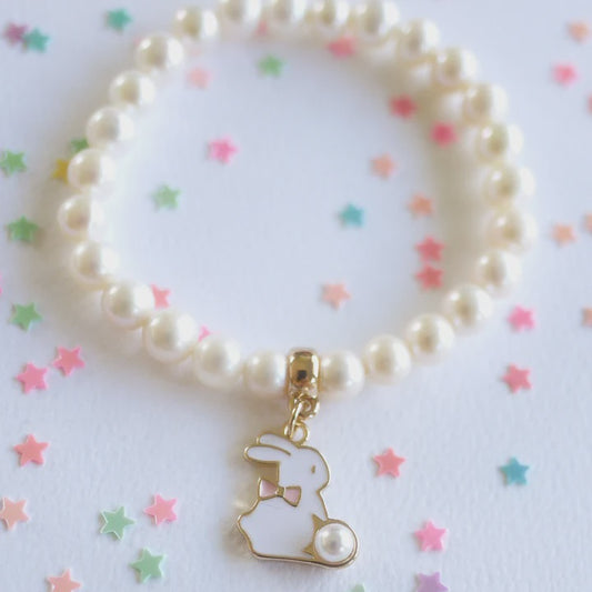 Bunny Pearl Bracelet Boxed