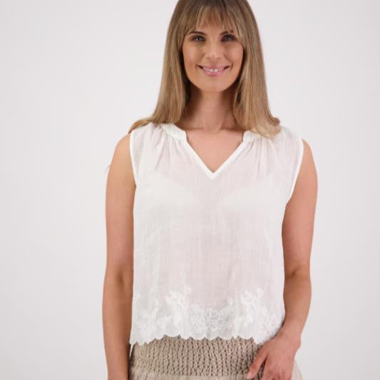 Sara Top - White