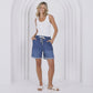 Hugo Demin Shorts - Mid Blue