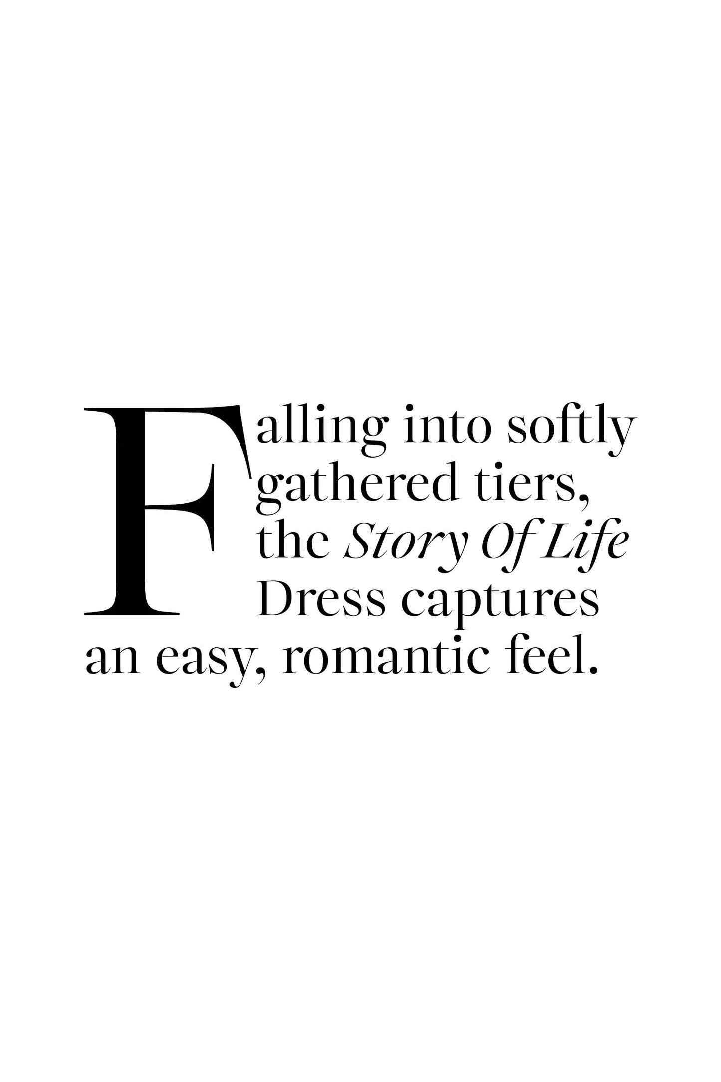 STORY OF LIFE DRESS