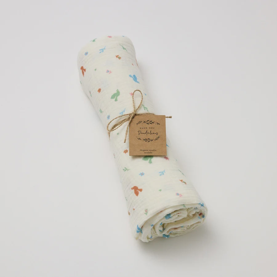 SWADDLE MUSLIN Birdsong