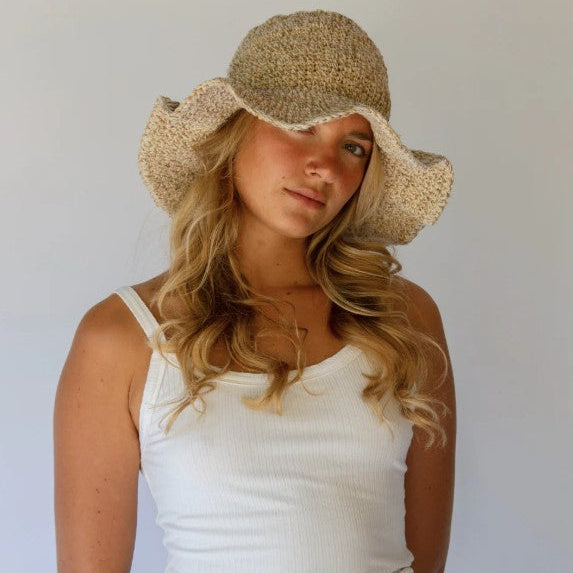 Polly Short Brim Hat - Natural