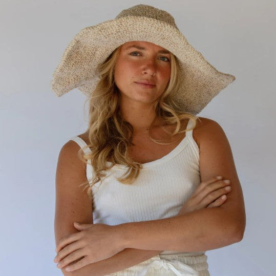 Janis Wide Brim Hat - Natural