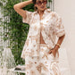 Lottie Printed Linen Pants - Leopard