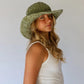Polly Short Brim Hat - Aloe