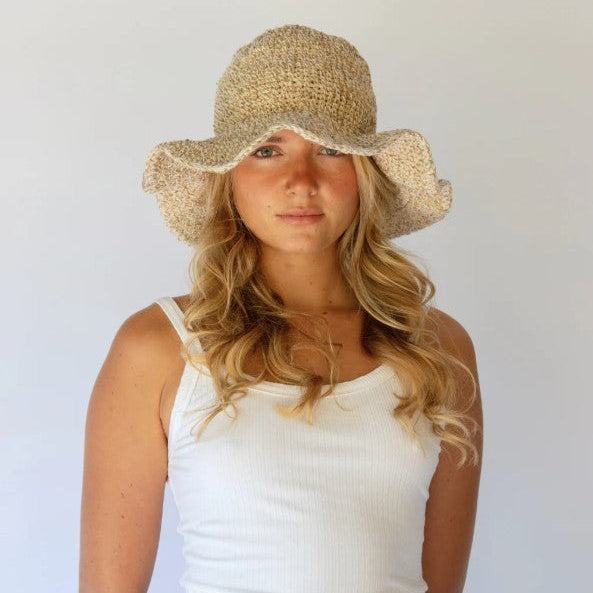 Polly Short Brim Hat - Natural