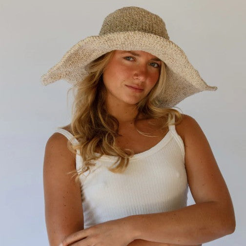 Janis Wide Brim Hat - Natural