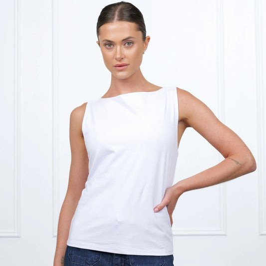 Shell Top - White