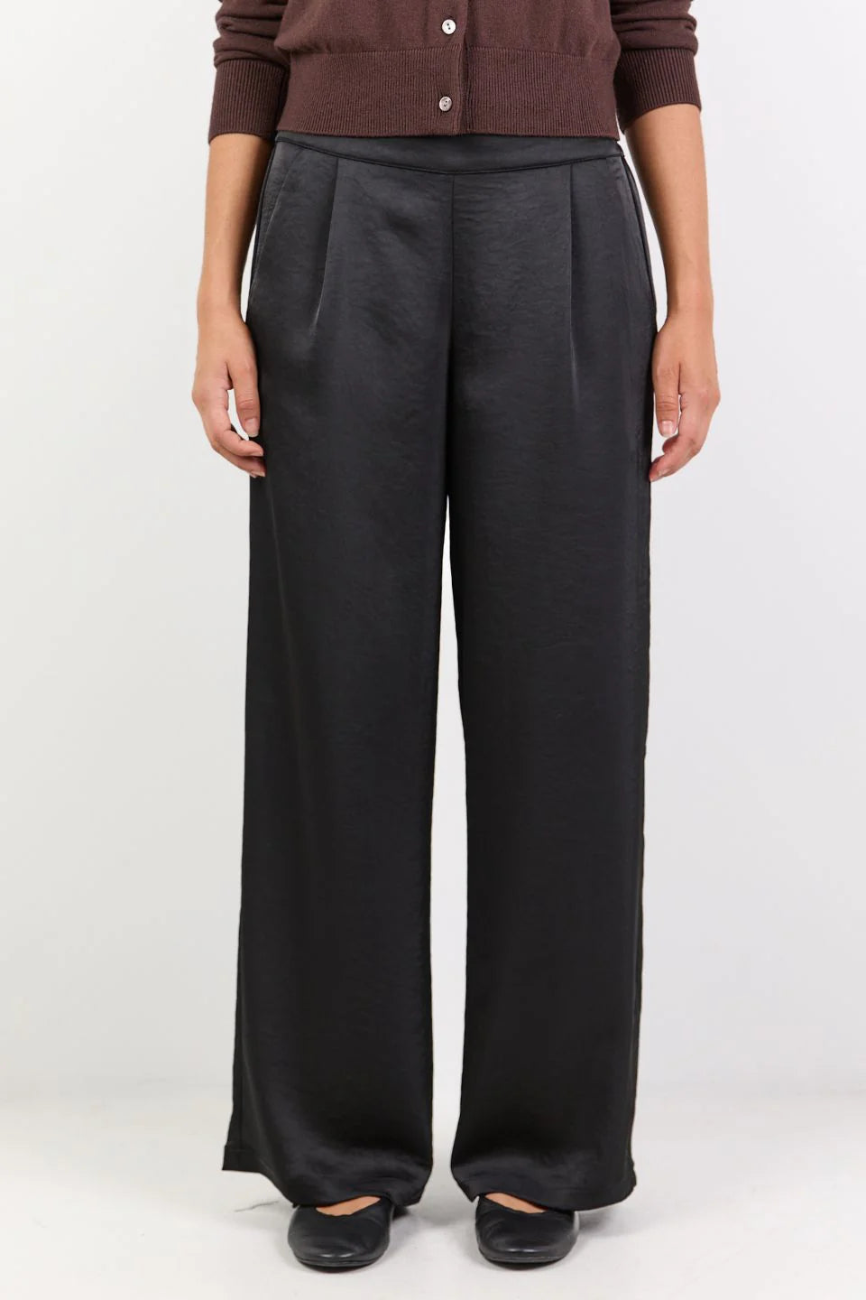 Grandeur Satin Wide Leg Pants