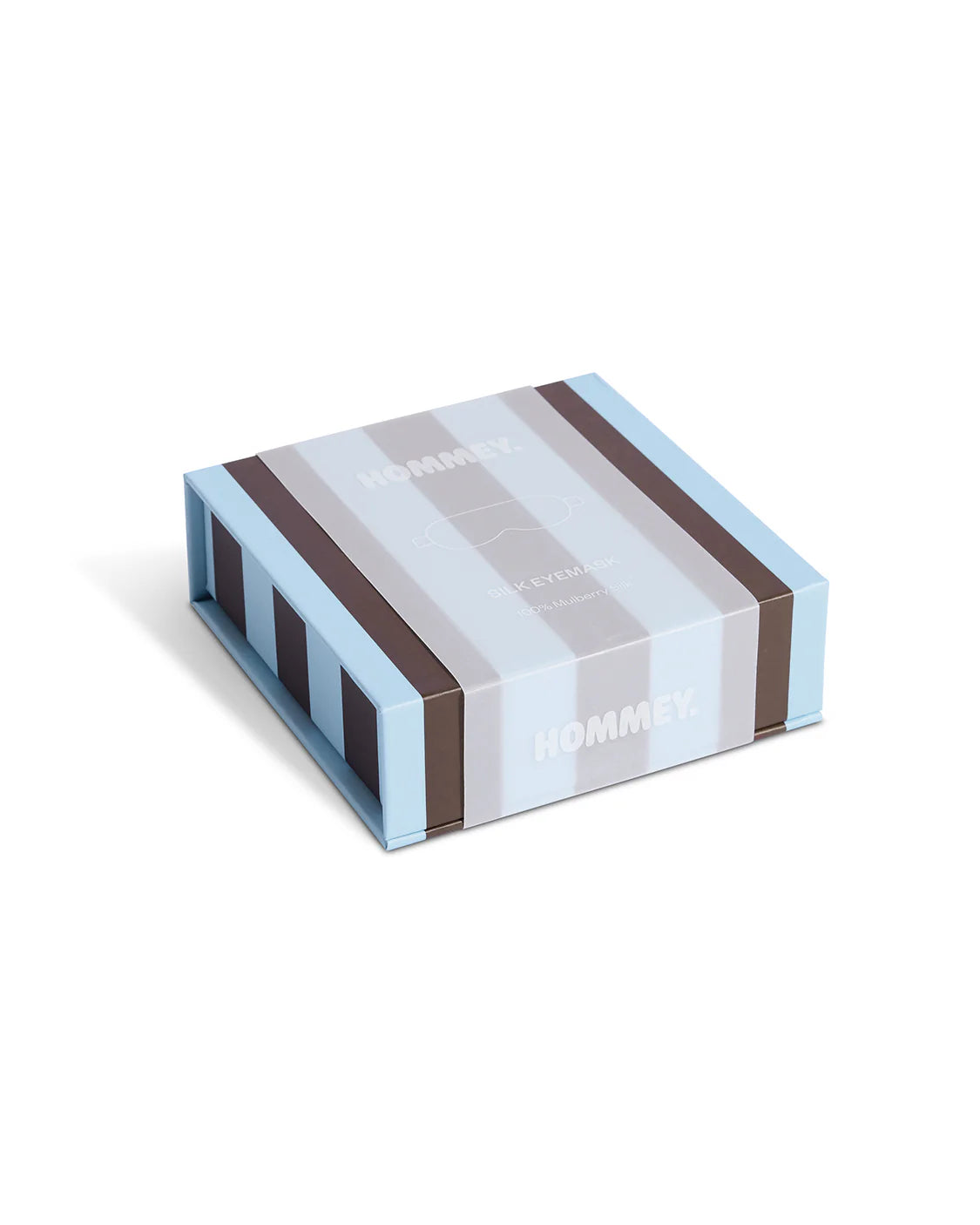 Silk Eye Mask - Iced Chocolate Stripes