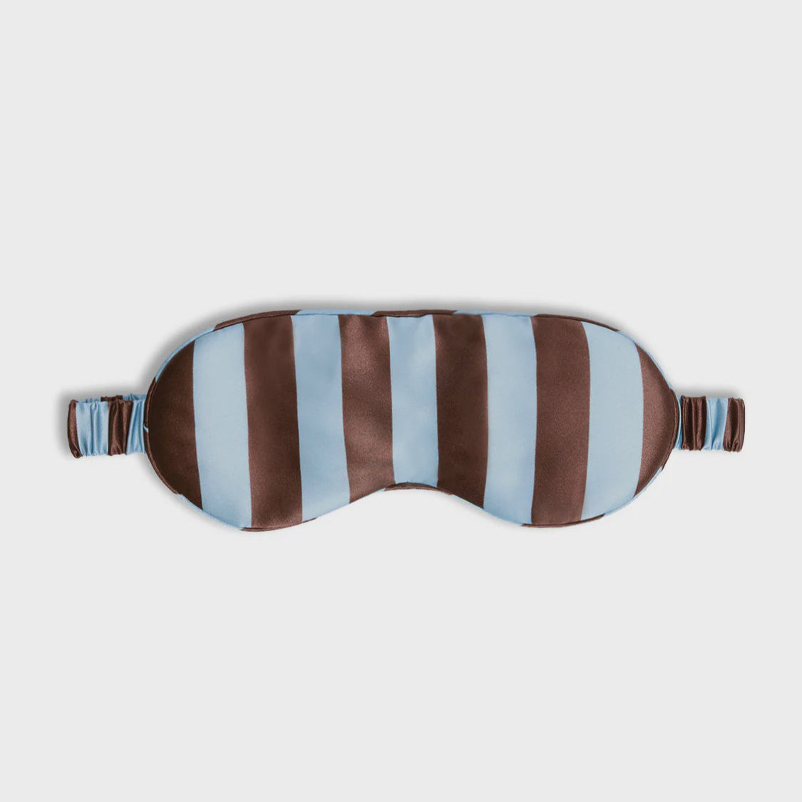 Silk Eye Mask - Iced Chocolate Stripes
