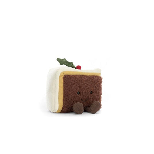 Jellycat - Amuseables Slice of Christmas Cake